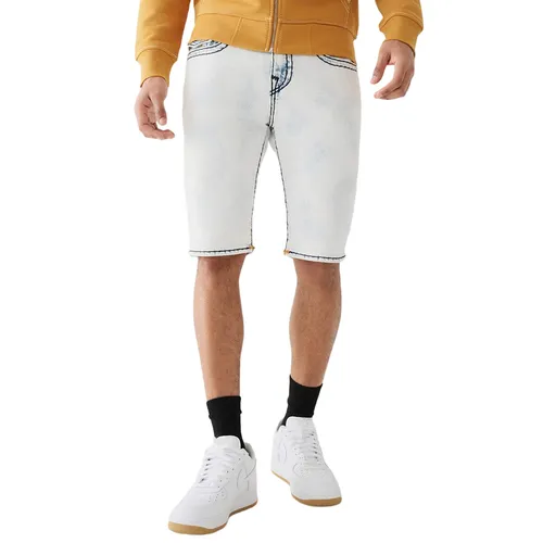 Thời trang - Quần Short Nam True Religion Rocco Super T Stitch Skinny 107053 - TB02 Màu Xanh Nhạt Size 28 - Vua Hàng Hiệu