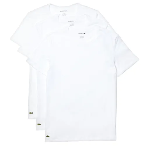 Set 3 Áo Thun Nam Lacoste TShirt Lacoste Regular Fit TH3451 51 001 Màu Trắng Size 4