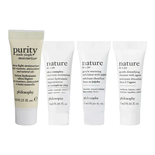 Philosophy - Set Chăm Sóc Da Philosophy Purity Made Simple Moisturiser Nature In A Jar 4 Món - Vua Hàng Hiệu