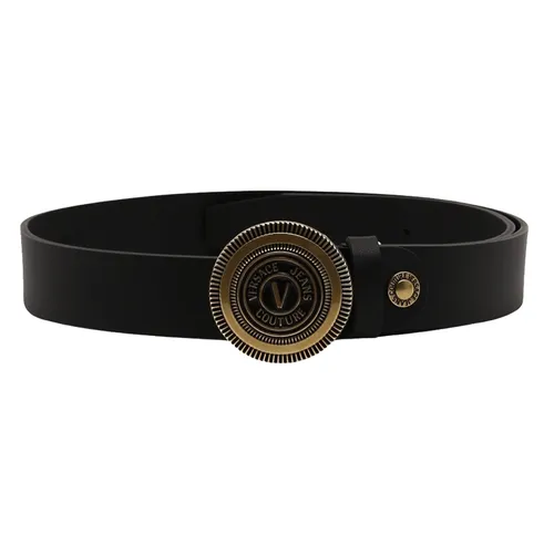 Thắt Lưng Nam Versace Jeans Couture Leather Belt 73YA6F0871627 Màu Đen Size 85