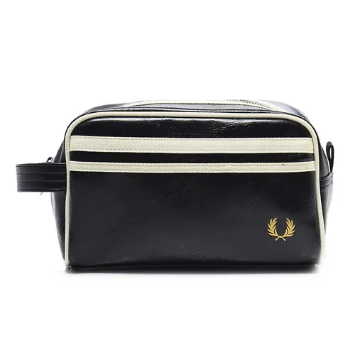Túi xách - Túi Cầm Tay Nam Fred Perry Classic Wash Bag L4310 Màu Đen - Vua Hàng Hiệu