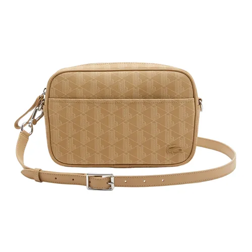 Túi Đeo Chéo Lacoste&nbsp;Monogram Zip Crossbody NF3961DG Màu Beige