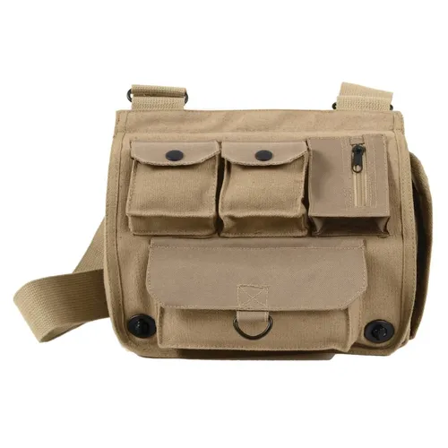 Túi Đeo Chéo Nam Rothco US Army Brand Shoulder Bag Màu Khaki