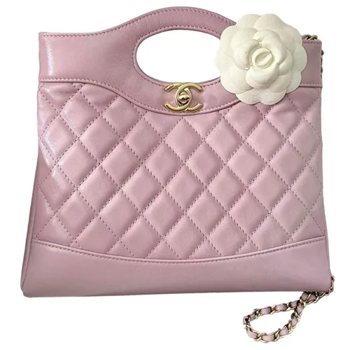 Túi Đeo Chéo Nữ Chanel Small C31 Shopper Pink Lambskin Light Gold Hardware Màu Hồng