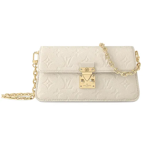 Túi Đeo Chéo Nữ Louis Vuitton LV Monogram Wallet On Chain Métis Bag M82836 Màu Kem