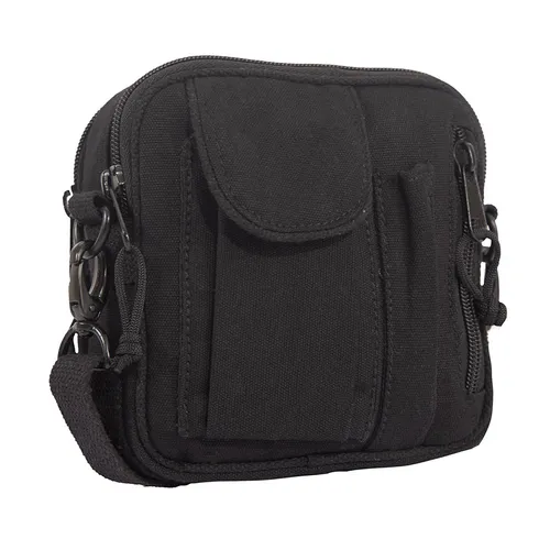 Túi xách - Túi Đeo Chéo Rothco Mini Plain 2327 Shoulder Bag Màu Đen - Vua Hàng Hiệu