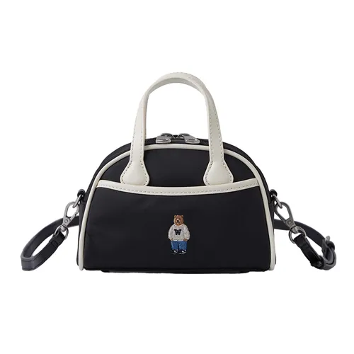 WHOAU Túi đeo chéo - Túi Đeo Chéo WHOAU Steve Nylon Mini Cross Bag WHBGE1202A Màu Đen - Vua Hàng Hiệu