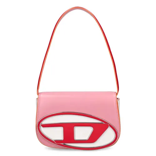 Túi xách Diesel - Túi Đeo Vai Nữ Diesel 1DR Leather Shoulder Bag Pink Màu Hồng - Vua Hàng Hiệu