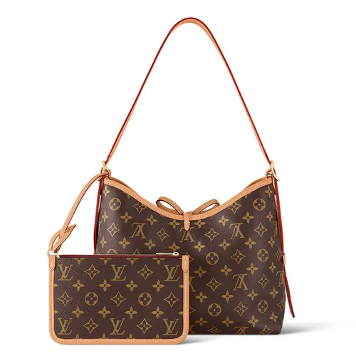 Túi Đeo Vai Nữ Louis Vuitton LV Carryall PM Bag M46203 Màu Nâu