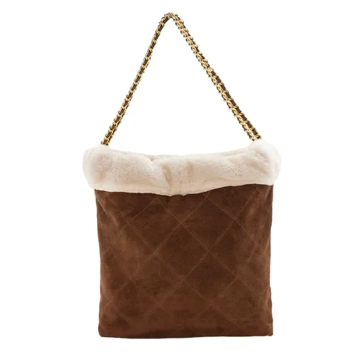 Túi Đeo Vai Nữ Pazzion Isla Chained Shoulder Bag M-7715DBR00L Màu Nâu Đậm - Túi xách - Vua Hàng Hiệu