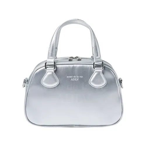 Túi xách - Túi Tote Acmé De La Vie ADLV Dempsey Enamel Bowling Tote Bag ADLV-24SS-ACENBT-SVR Silver Màu Bạc - Vua Hàng Hiệu