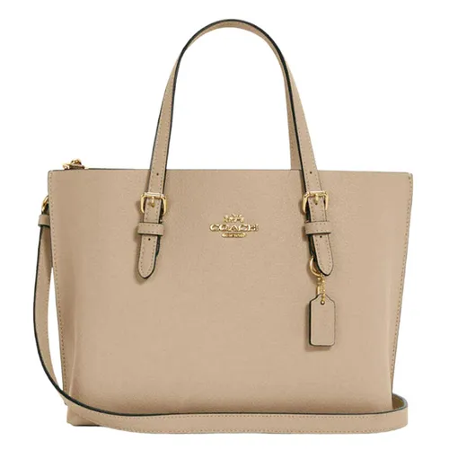Túi Tote Nữ Coach Mollie 25 Taupe C4084 Màu Nâu Be