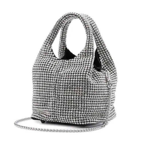 Túi xách - Túi Xách Tay Nữ Giarité Brilly Peridot Silever Bag Màu Bạc - Vua Hàng Hiệu