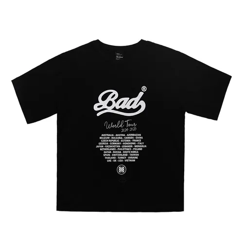 Badblood Nữ - Áo Phông Badblood World Tour W-Tee24-032 Tshirt Màu Đen - Vua Hàng Hiệu