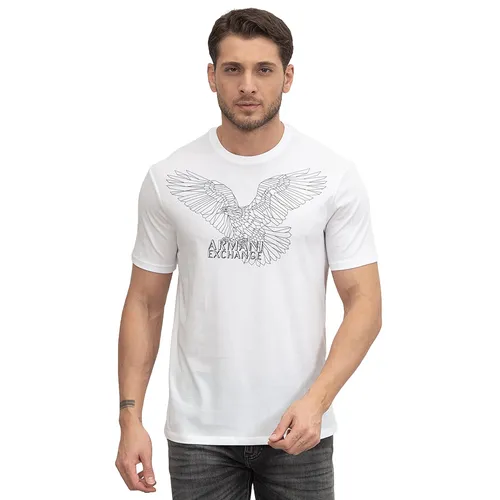 Áo Phông Nam Armani Exchange A/X Tshirt 6LZTHL ZJ5LZ GC03 Màu Trắng Size M