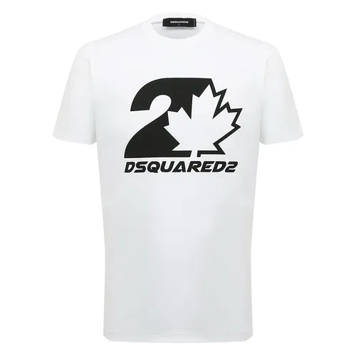 Áo Phông Nam Dsquared2 Short Sleeved S74GD1157 Tshirt Màu Trắng Size S