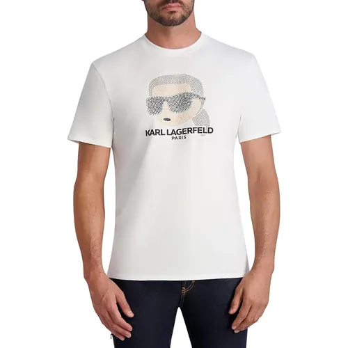 Áo Phông Nam Karl Lagerfeld Tshirt LM3G2277 GB03 Màu Trắng Size M