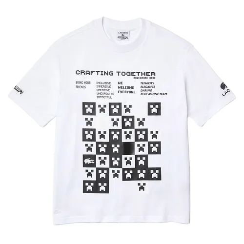 Áo Phông Nam Lacoste Looser Fit Tshirt TH3802 001 Màu Trắng Size XS - Thời trang - Vua Hàng Hiệu