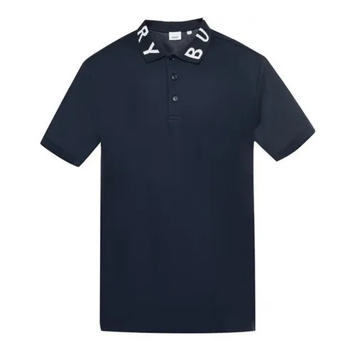 Áo Polo Nam Burberry Polo Shirt 8067538 Màu Xanh Navy Size S