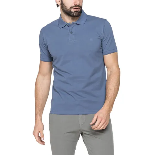 Thời trang Nam Xanh Avio Ý - Áo Polo Nam Carrera Jeans 819A0075A_638 Màu Xanh Avio Size L - Vua Hàng Hiệu