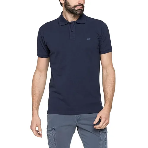 Thời trang - Áo Polo Nam Carrera Jeans Cotton T819B075AL_687 Màu Xanh Đậm Size M - Vua Hàng Hiệu