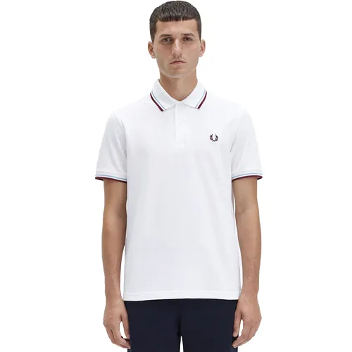 Thời trang Fred Perry - Áo Polo Nam Fred Perry M12 Cotton Polo Shirt Màu Trắng Size S - Vua Hàng Hiệu