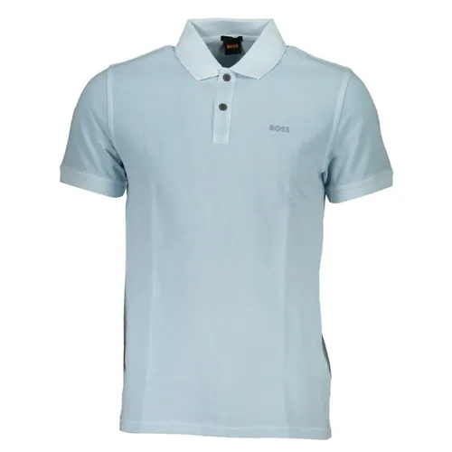 Áo Polo Nam Hugo Boss Cotton Polo Shirt 50468576PRIME_AZ487 Màu Xanh Blue Size S