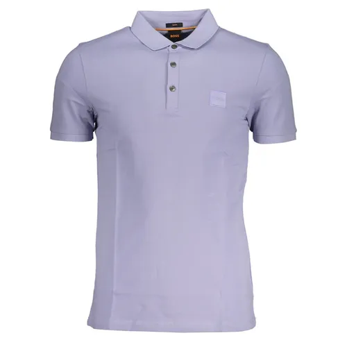 Áo Polo Nam Hugo Boss Shirt 50472668PASSENGER_VI538 Màu Tím Violet Size M - Thời trang - Vua Hàng Hiệu