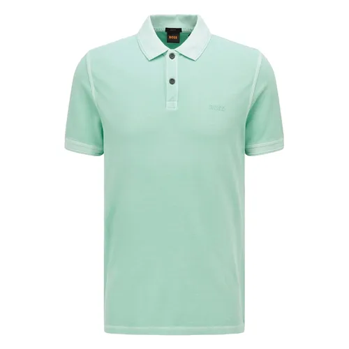 Thời trang - Áo Polo Nam Hugo Boss Slim Fit Prime Polo In Pastel Green Màu Xanh Ngọc Size S - Vua Hàng Hiệu