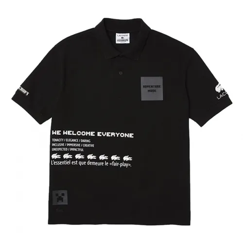 Áo Polo Nam Lacoste Looser Fit Polo Shirt PH3816 031 Màu Đen Size L