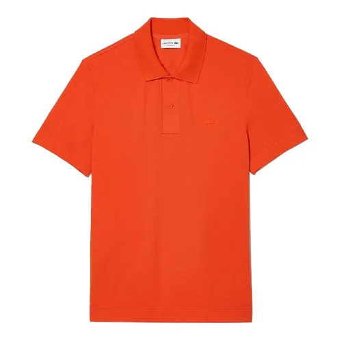 Áo Polo Nam Lacoste Men's Cotton Piqué PH8361 SJI Màu Đỏ Cam Size 4