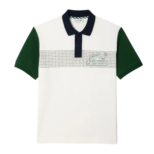 Áo Polo Nam Lacoste Men's Loose Fit Organic Cotton Shirt PH7822 XP7 Màu Trắng