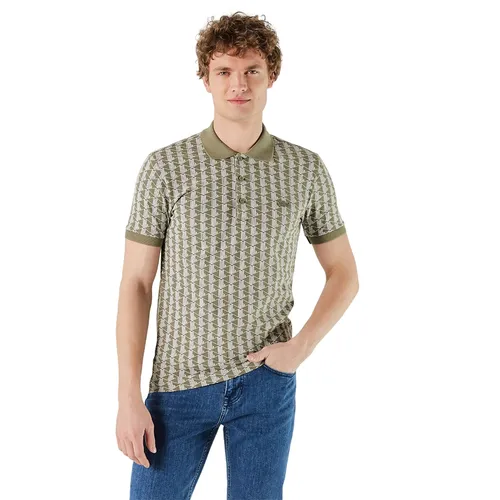 Thời trang Xanh rêu - Áo Polo Nam Lacoste Men's Shirt PH0248.48H Màu Xanh Rêu - Vua Hàng Hiệu