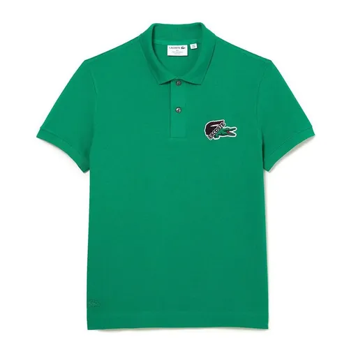 Áo Polo Nam Lacoste Organic Cotton Piqué PH1369 LDM Màu Xanh Lá Size S
