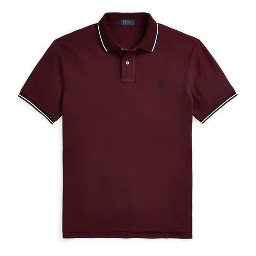 Áo Polo Nam Ralph Lauren Slim Fit 275040 - WINE RED Màu Đỏ Mận Size S