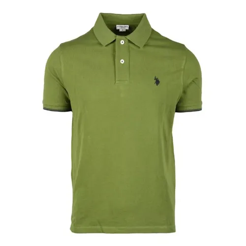 Thời trang U.S. Polo Assn. - Áo Polo Nam U.S Polo Assn. Polo Shirt 357556-101-S Màu Xanh Lá Size S - Vua Hàng Hiệu