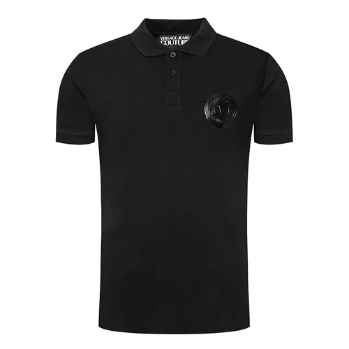 Áo Polo Nam Versace Jeans Couture Vemblem 73GAGP03 Nero Regular Fit Màu Đen Size S - Thời trang - Vua Hàng Hiệu