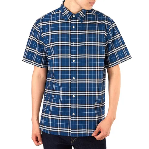 Áo Sơ Mi Nam Burberry Short Sleeve Shirt 8011403 Màu Xanh Size M