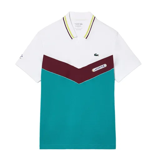 Áo Thun Nam Lacoste Slim Fit Tennis Seamless Effect T-Shirt DH1099.Q7I Phối Màu Size 3