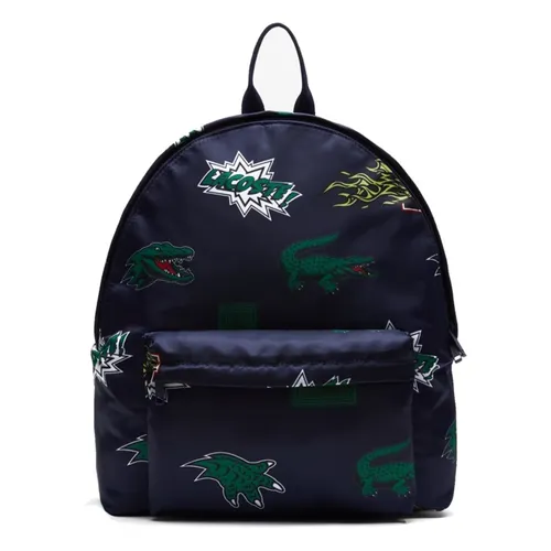 Balo Nam Lacoste Men's Holiday Printed Backpack NH4056HN Màu Xanh Navy