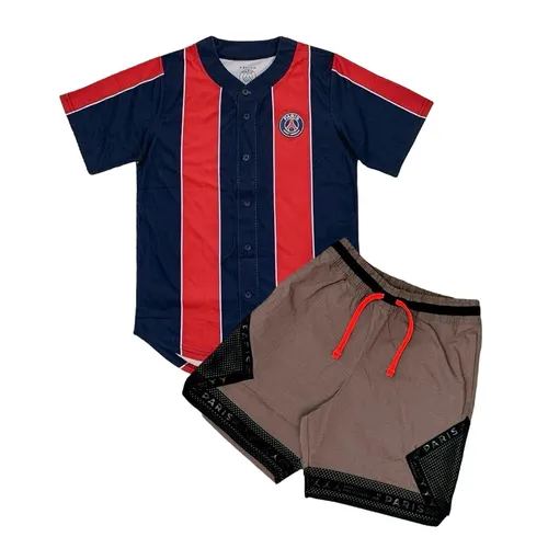 Thời trang - Bộ Quần Áo Cộc Tay Nam Nike Paris Saint-Germain Phối Màu Size S - Vua Hàng Hiệu