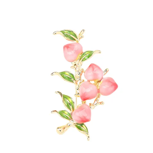 Cài Áo Nữ Meri Cherry Blossom BR738 Màu Vàng/Hồng