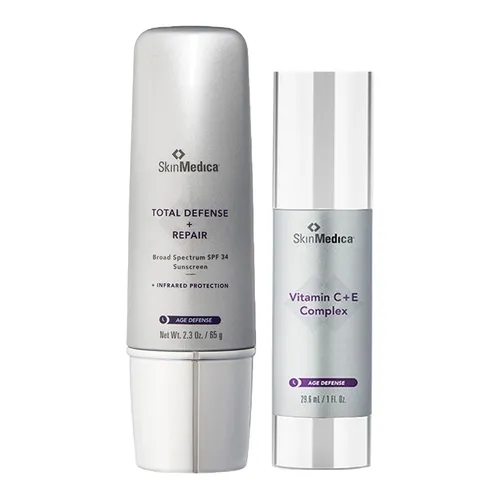 Mỹ phẩm SkinMedica - Combo Kem Chống Nắng, Serum Dưỡng Trắng Da SkinMedica 2 Món - Vua Hàng Hiệu