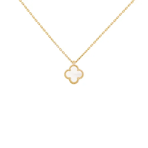 Trang sức Van Cleef & Arpels Dây chuyền - Dây Chuyền Nữ Van Cleef & Arpels Sweet Alhambra Pendant VCARF69100 Màu Vàng - Vua Hàng Hiệu