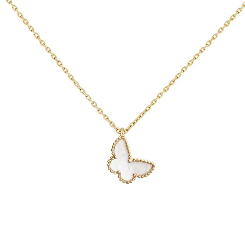 Trang sức Van Cleef & Arpels Dây chuyền - Dây Chuyền Nữ Van Cleef & Arpels Sweet Butterflies Pendant VCARF69300 Màu Vàng Gold - Vua Hàng Hiệu