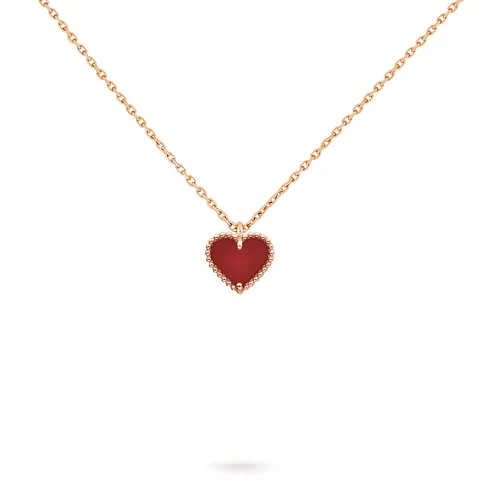 Dây Chuyền Nữ Jewery Luxury Sweet Hearts Pendant VCARN59N00 Màu Vàng Hồng