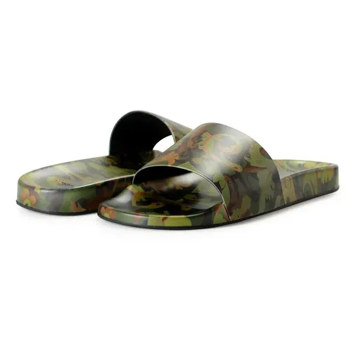 Dép Versace - Dép Nam Versace Baroccoflage Slides DSU6516 1A00876 5K000 Màu Xanh Green Size 40 - Vua Hàng Hiệu