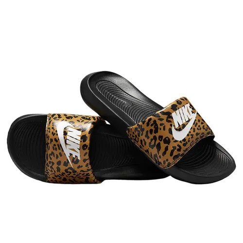 Dép Cao su - Dép Nike Victori One Leopard Print CN9676-700 Màu Nâu Đen Size 38 - Vua Hàng Hiệu