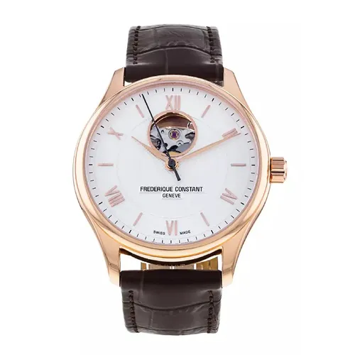 Đồng hồ - Đồng Hồ Nam Frederique Constant Open Heart FC-310MV5B4 Màu Nâu Vàng Hồng - Vua Hàng Hiệu