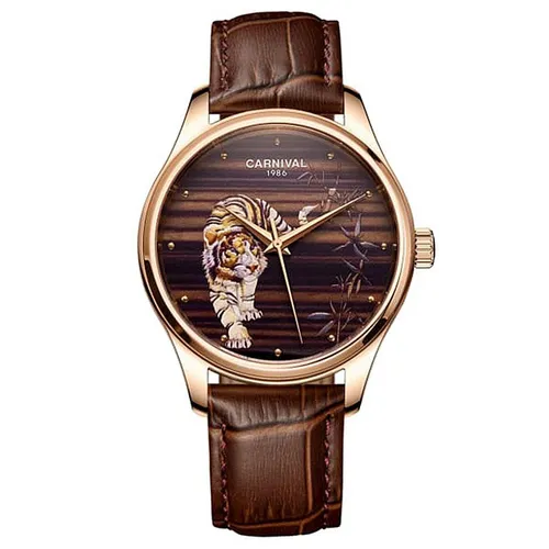 Đồng Hồ Nam I&W Carnival G51501-H Màu Nâu